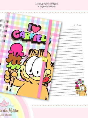 Caderno garfield