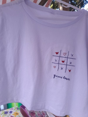 Camiseta bordado game lover