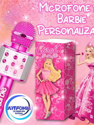Microfone karaokê personalizado