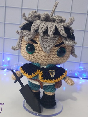 Asta black clover amigurumi croche