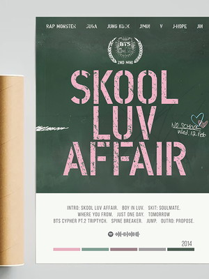 Poster bts skool luv affair - a3