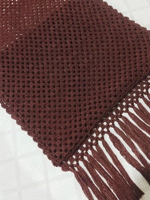 Caminho de mesa em crochê