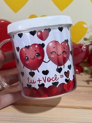 Mimo dia dos namorados caneca de acrílico rosqueável