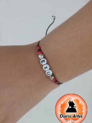 Pulseira de miçanga exú