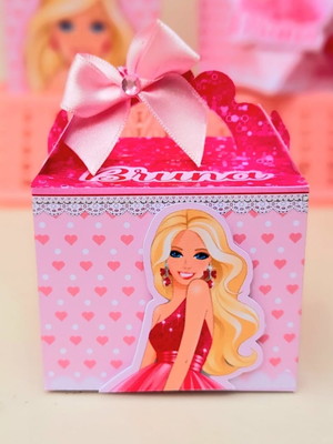 Caixa com alça barbie