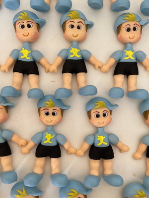 20 apliques biscuit lucas neto