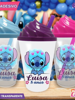 Copo chantilly personalizado stitch - 300 ml