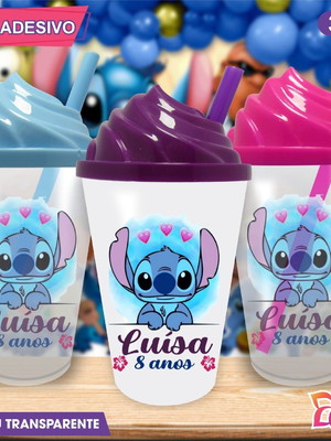 Copo chantilly personalizado stitch - 300 ml