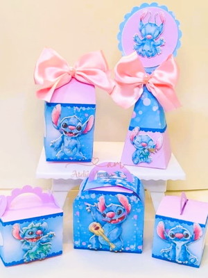 Kit festa lilo & stitch - 30 unidades - pegue e monte
