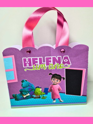 Sacola personalizada monstros s.a