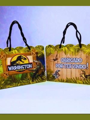 Sacola personalizada jurassic park