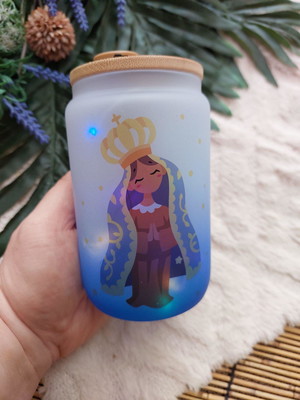 Luminária nossa senhora a pilha led