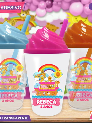 Copo chantilly personalizado a arca de noé mod. 3 - 300 ml