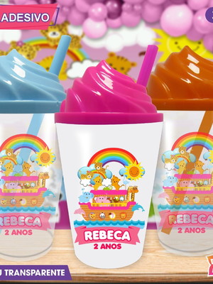 Copo chantilly personalizado a arca de noé mod. 3 - 300 ml