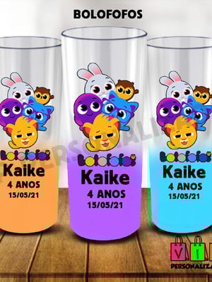Copo bolofofos - long drink degrade personalizado