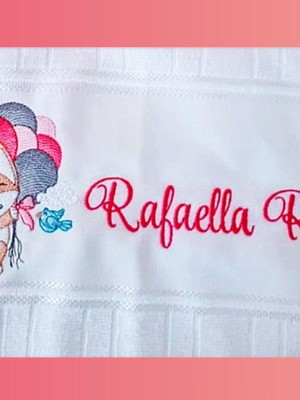 Toalha escolar infantil personalizada menina