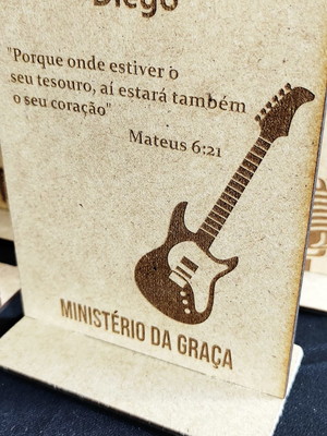 Toten, placa ou troféu, lembrancinha em mdf