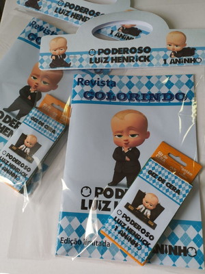 Revista para colorir poderoso chefinho 10 unidades