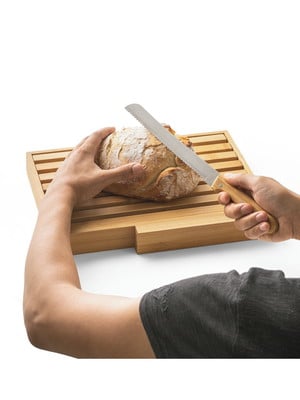 Passard. tábua para pão em bambu com faca em aço inox 94321
