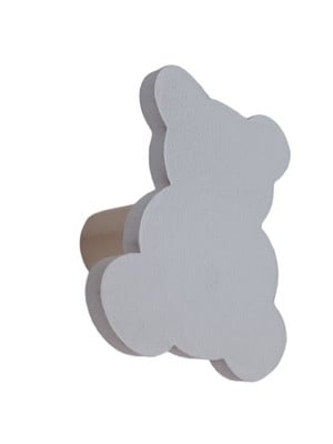 Gancho mdf ursinho para prateleira balanço