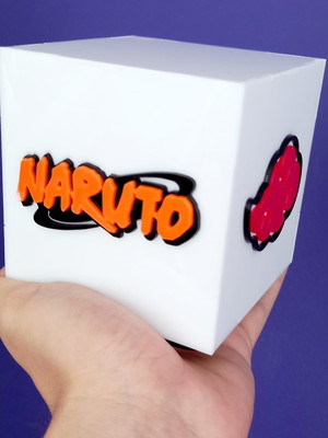 Mini luminária de mesa naruto anime geek presente criativo