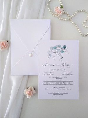 Convite de casamento