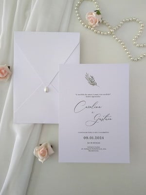 Convite de casamento