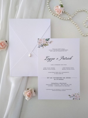 Convite de casamento