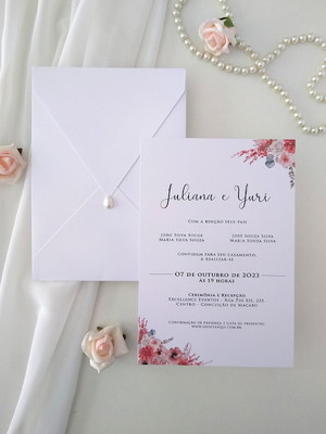 Convite de casamento