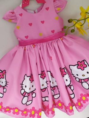 Vestido hello kitty superluxo