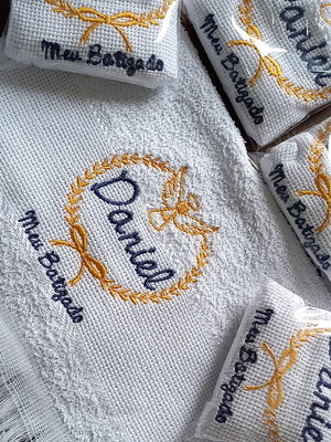 Toalha personalizada batizado,lembrancinha presente