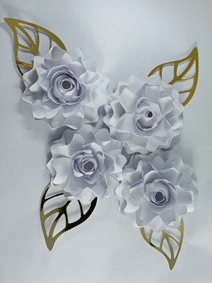 Kit com 4 flores