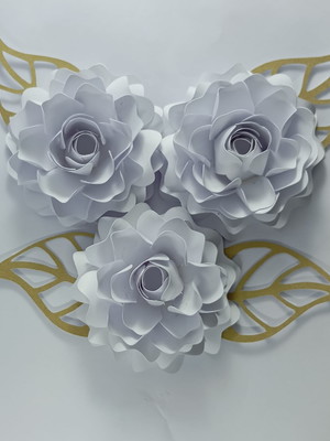 Kit com 3 flores