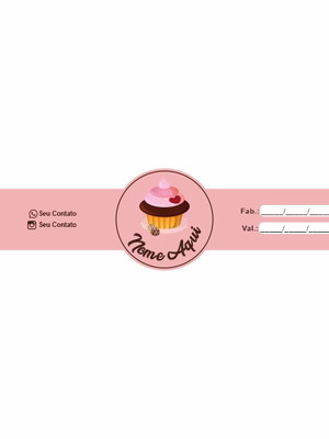 Digital - lacre bolo no pote rosa