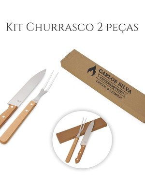 Kit churrasco 2 peças dia dos pais