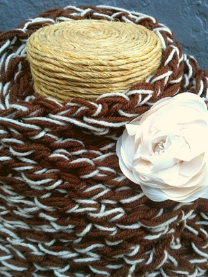 Maxi gola inverno e flor broche
