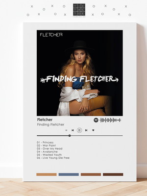 Quadro mdf spotify fletcher finding fletcher - 30x40