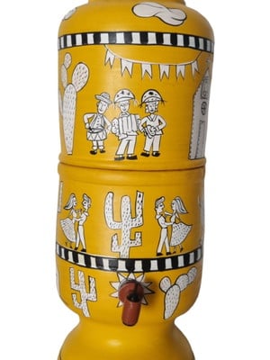 Filtro de barro -baby - cordel encantado amarelo - 4l
