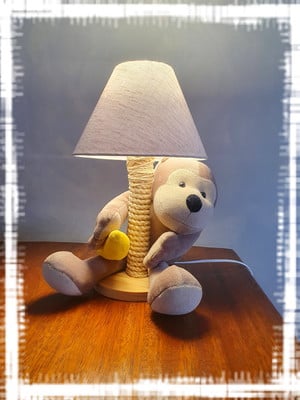 Abajur infantil macaco com banana