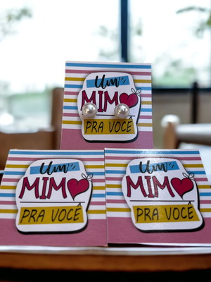 Tag para brincos um mimo para clientes