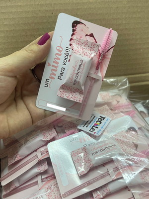 50 mimos cliente last ou nail designer com escovinha e bala