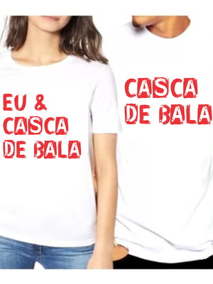 Camisa casca de bala/ t-shirts dia dos namorados