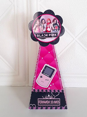 Pirâmide black pink i lembrancinha