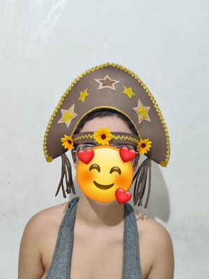 Chapéu de cangaceiro( faço qualquer tamanho)