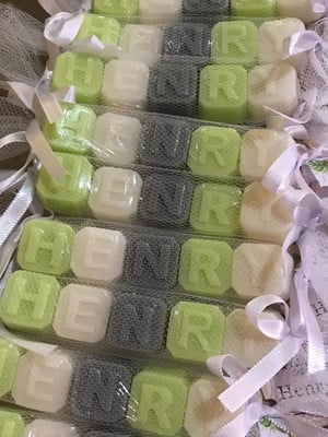 Lembrancinhas maternidade, chá de bebê ou aniversário nome.
