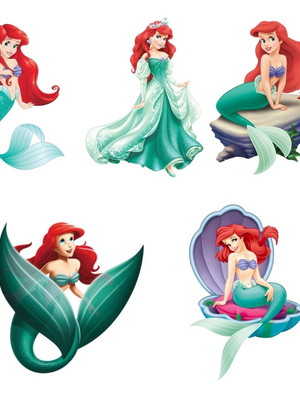 50 apliques tema ariel