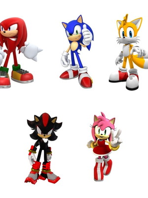 50 apliques tema sonic