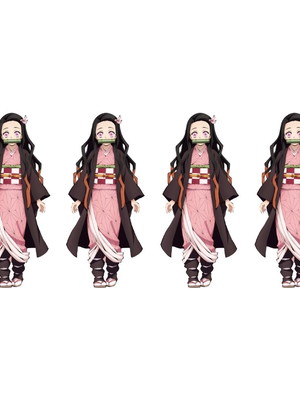50 apliques tema nezuko