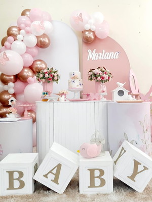 Decoração chá de bebê menina