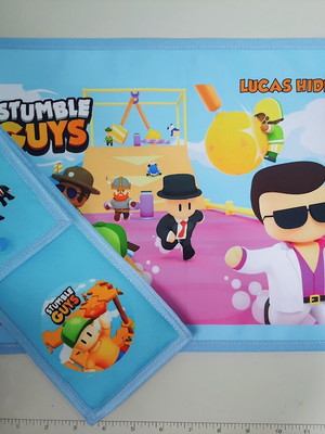 Porta talher + jogo americano impermeável stumble